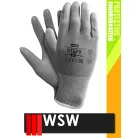 WSW TEPO GREY mártott munkakesztyű - 12 pár/csomag