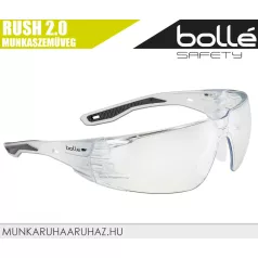   Bollé RUSH 2.0 WHITE páramentes karcálló technikai munkaszemüveg - egyéni védőeszköz
