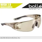 Bollé RUSH 2.0 brown páramentes karcálló technikai munkaszemüveg - egyéni védőeszköz