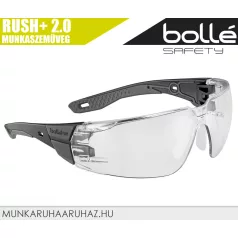   Bollé RUSH+ 2.0 CLEAR páramentes karcálló technikai munkaszemüveg - egyéni védőeszköz