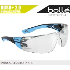   Bollé RUSH+ 2.0 CLEAR páramentes karcálló technikai munkaszemüveg - egyéni védőeszköz