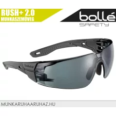   Bollé RUSH+ 2.0 SMOKE páramentes karcálló technikai munkaszemüveg - egyéni védőeszköz