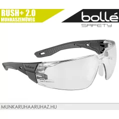   Bollé RUSH+ 2.0 CLEAR páramentes karcálló technikai munkaszemüveg - egyéni védőeszköz