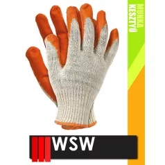   WSW RU mártott gumi mártott munkakesztyű - 120 pár/csomag