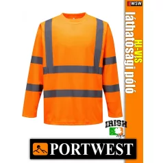   Portwest HI-VIS jól láthatósági hosszúujjú póló - munkaruha