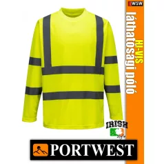   Portwest HI-VIS jól láthatósági hosszúujjú póló - munkaruha