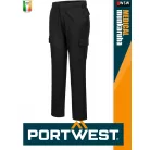 Portwest MEDICAL BLACK CHINO slimfit oldalzsebes férfi nadrág - munkaruha