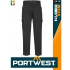 Portwest MEDICAL BLACK CHINO slimfit oldalzsebes női nadrág - munkaruha