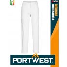 Portwest MEDICAL WHITE CHINO slimfit oldalzsebes női nadrág - munkaruha