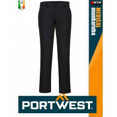   Portwest MEDICAL BLACK CHINO slimfit női nadrág - munkaruha