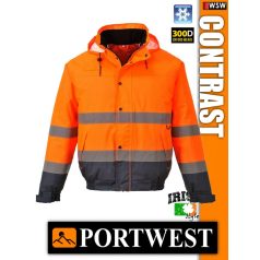   Portwest CONTRAST jólláthatósági bomber kabát - munkaruha