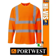   Portwest HI-VIS jól láthatósági hosszúujjú póló - munkaruha