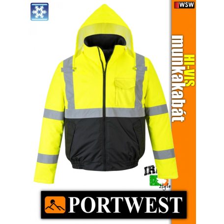 Portwest HI-VIS láthatósági télikabát - dzseki