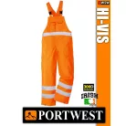 Portwest HI-VIS jól láthatósági kantárosnadrág - munkaruha