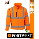 Portwest HI-VIS softshell jólláthatósági kabát - munkaruha