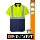 Portwest HI-VIS jól láthatósági galléros póló - munkaruha