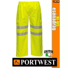   Portwest EXTREME HI-VIS jólláthatósági vízálló deréknadrág - munkaruha