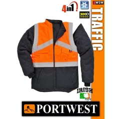 Portwest TRAFFIC jólláthatósági kifordítható kabát - 4in1