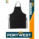 Portwest HORECA BLACK CANVAS kevertszálas kötény 70,5 cm x 95 cm - munkaruha