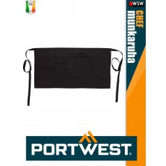   Portwest HORECA BLACK CANVAS kevertszálas kötény 70 cm x 38 cm - munkaruha