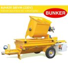 Bunker S8EV 400V habarcspumpa és vakológép tartozékokkal PFT G4 zsákos habarcspumpa G5C turbosol