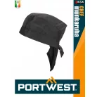 Portwest HORECA BLACK BANDANA séf kalap - munkaruha