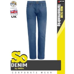   So Denim MIDBLUE LEON slim férfi farmer deréknadrág - ruházat