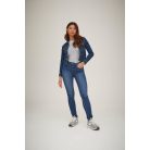 So Denim DARKBLUE LARA női skinny farmer deréknadrág - ruházat