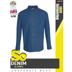 So Denim DARKBLUE JACK férfi farmer ing - ruházat