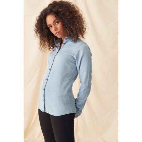 So Denim LIGHTBLUE LUCY női farmer ing - ruházat