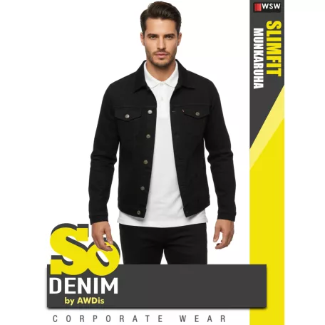 So Denim BLACK NOAH férfi stretch farmerkabát - ruházat