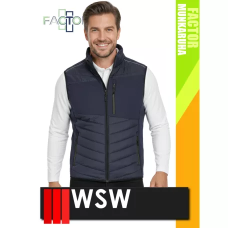 WSW FACTOR NAVY SHELLTER technikai rugalmas anyagú férfi mellény - munkaruha