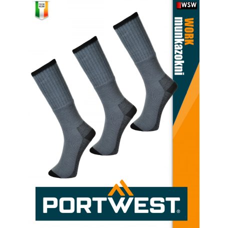 Portwest WORK technikai munkazokni 3 pár/csomag