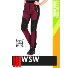 WSW ADVENTURE PURPLE SLENDER technikai stretch női deréknadrág - munkaruha