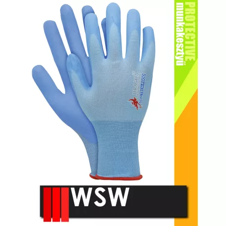 WSW SLIMTECH FOOD mártott munkakesztyű - 12 pár/csomag