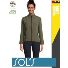   Sol's RACE ARMY technikai sofshell női kabát - 280 g/m2
