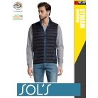 Sol's WAVE NAVY technikai bélelt könnyített férfi mellény - 180 g/m2