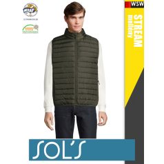   Sol's STREAM ARMY technikai bélelt férfi mellény - 280 g/m2