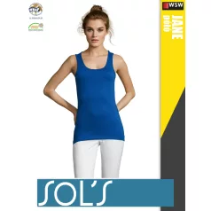   Sol's JANE ROYAL környakas női pamut trikó - 150 g/m2