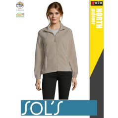   Sol's NORTH ROPE zippzáros polár női pulóver - 300 g/m2
