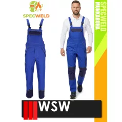   WSW SPECWELD ROYAL technikai hegesztő lángálló kantáros munkanadrág - munkaruha