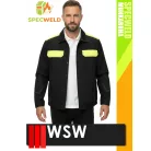 WSW SPECWELD BLACK technikai hegesztő lángálló munkakabát - munkaruha