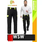 WSW SPECWELD BLACK technikai hegesztő lángálló derekas munkanadrág - munkaruha