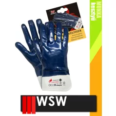   WSW STEELFIXER mártott nitril munkakesztyű - 12 pár/csomag
