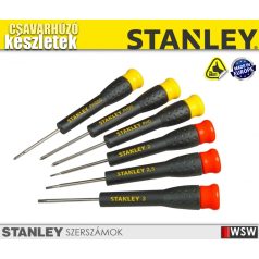   Stanley 6 részes precíziós csavarhúzó készlet - szerszám