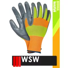   WSW STRADA mártott nitril mártott prémium munkakesztyű - 12 pár/csomag