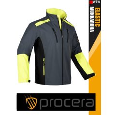   Procera ELASTIC GREY STRATOS stretch slimfit softshell kabát - munkaruha