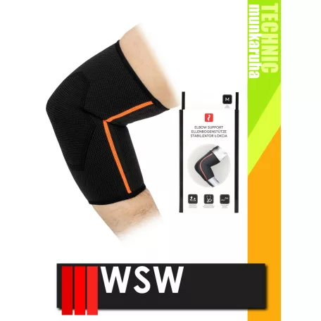 WSW ELASTIC BLACK elasztikus könyökvédő sarokszorító - munkaeszköz kiegészítő