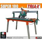 Triax SUPER60 ipari asztali csempevágó és járólapvágó gép