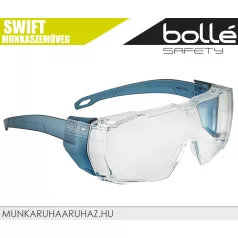   Bollé SWIFT OTG CLEAR páramentes karcálló technikai szemüvegre helyezhető munkaszemüveg - egyéni védőeszköz
